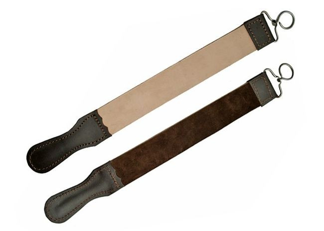 LEATHER STROP | 20" Straight Razor Sharpening Honing Strap