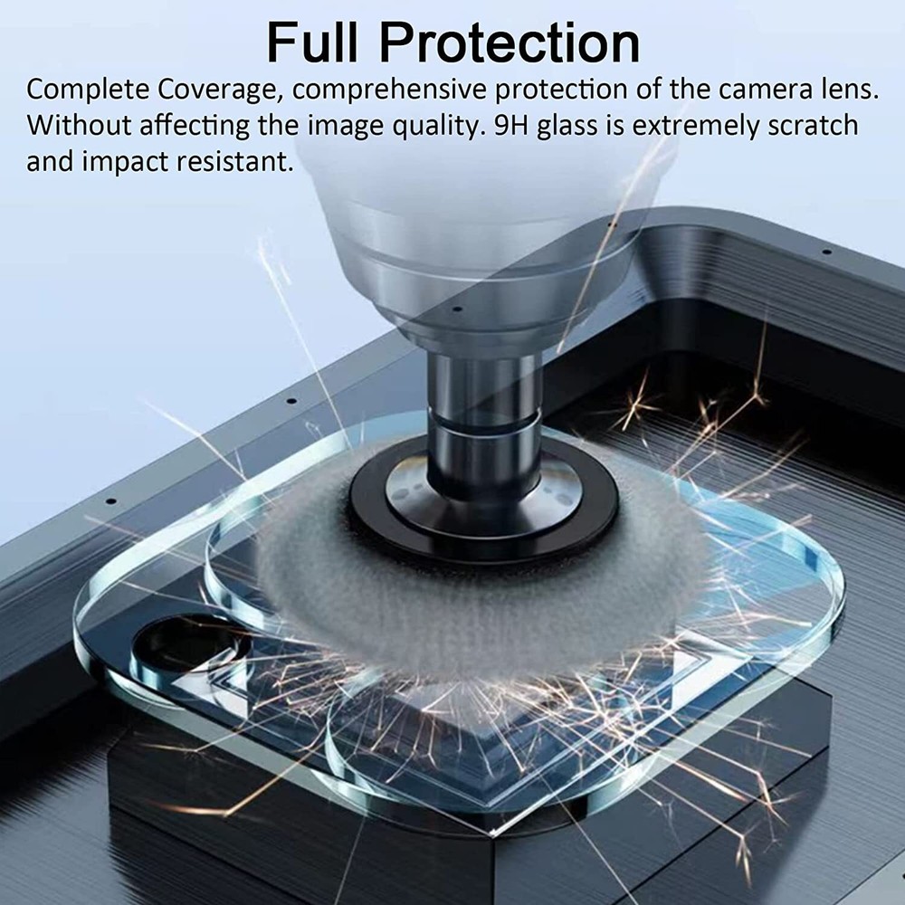 3 Pcs Tempered Glass Camera Lens Protector for iPhone 15 Pro Max 15 Plus 15 Mini