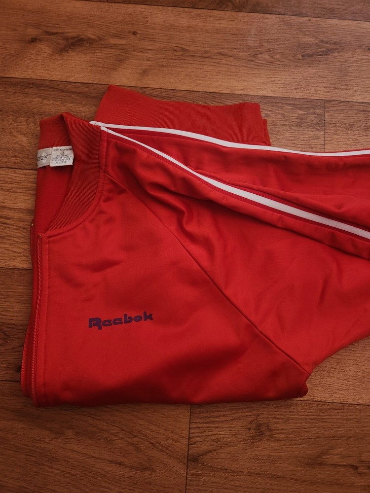 Brighton Reebok Red Zip Front Jacket Mens Size Medium