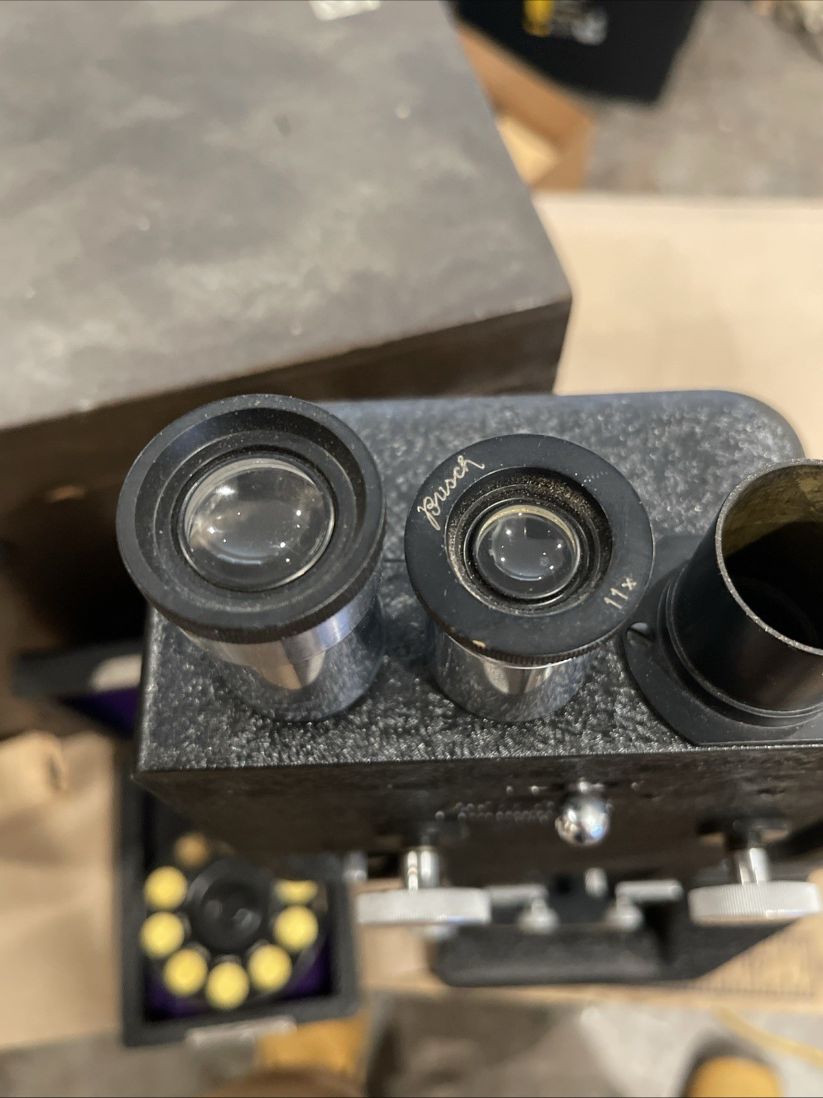 RARE Busch Rathenow Comparison Microscope, Dual Optical, Metallurgical, Forensic