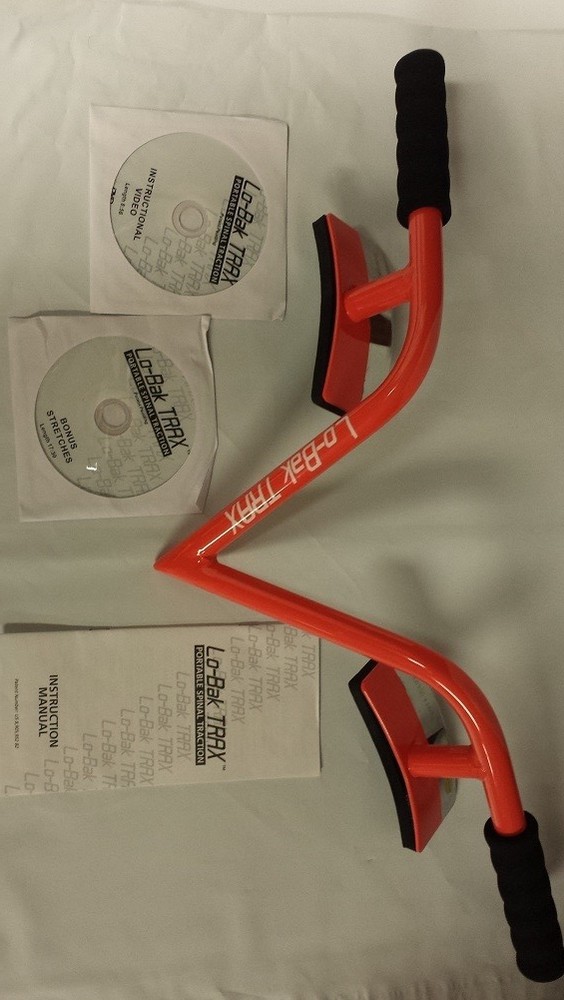 LoBak TRAX Portable Spinal Traction Device Orange