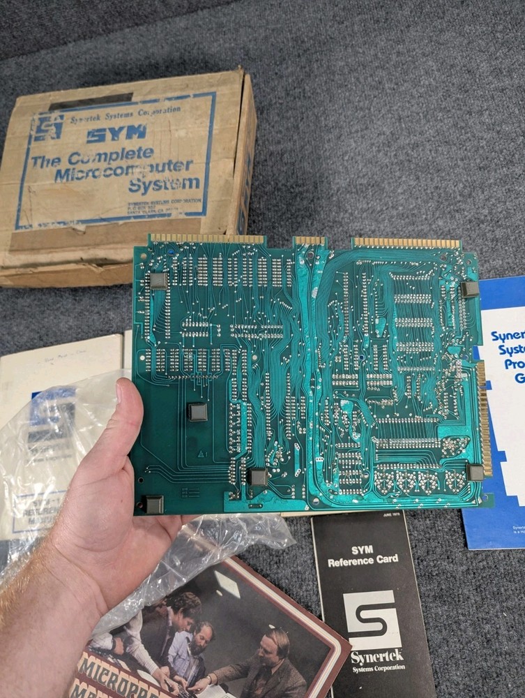 Synertek Systems Corporation SYM-I Microcomputer System-Orig. Box and Papers