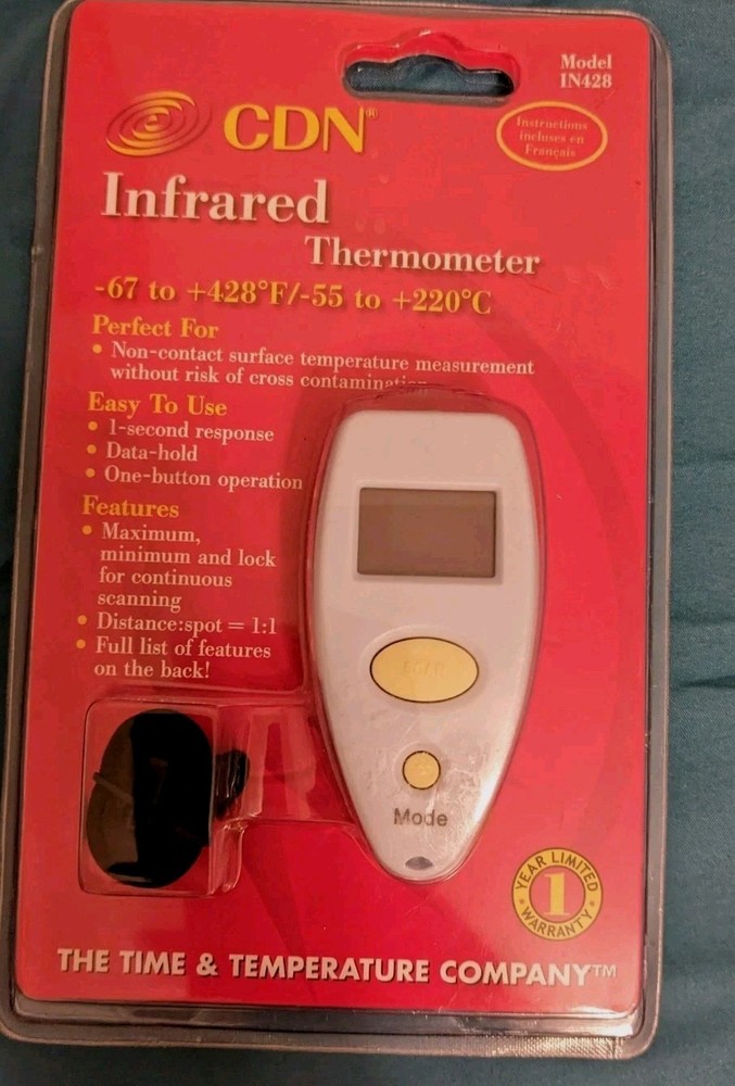 CDN Infrared Wireless Thermometer with 1-Second Response Model IN482