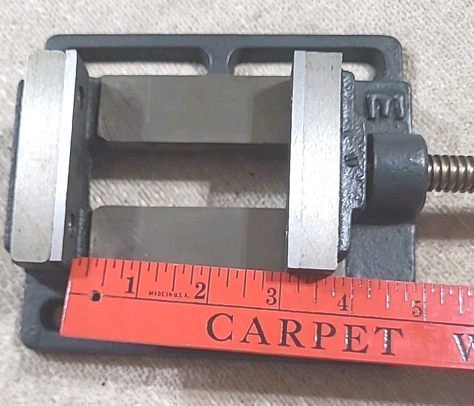 Solid Low Profile 3 Inch Drill Press Vice Low Profile Machinist Tool.