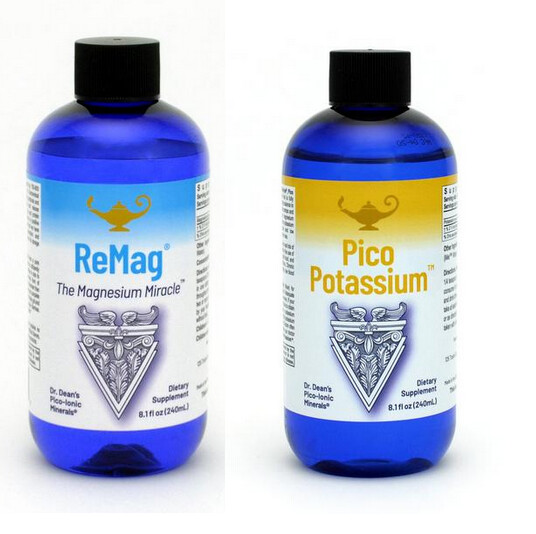 Dr Dean ReMag & Potassium 8oz bottles  2pack
