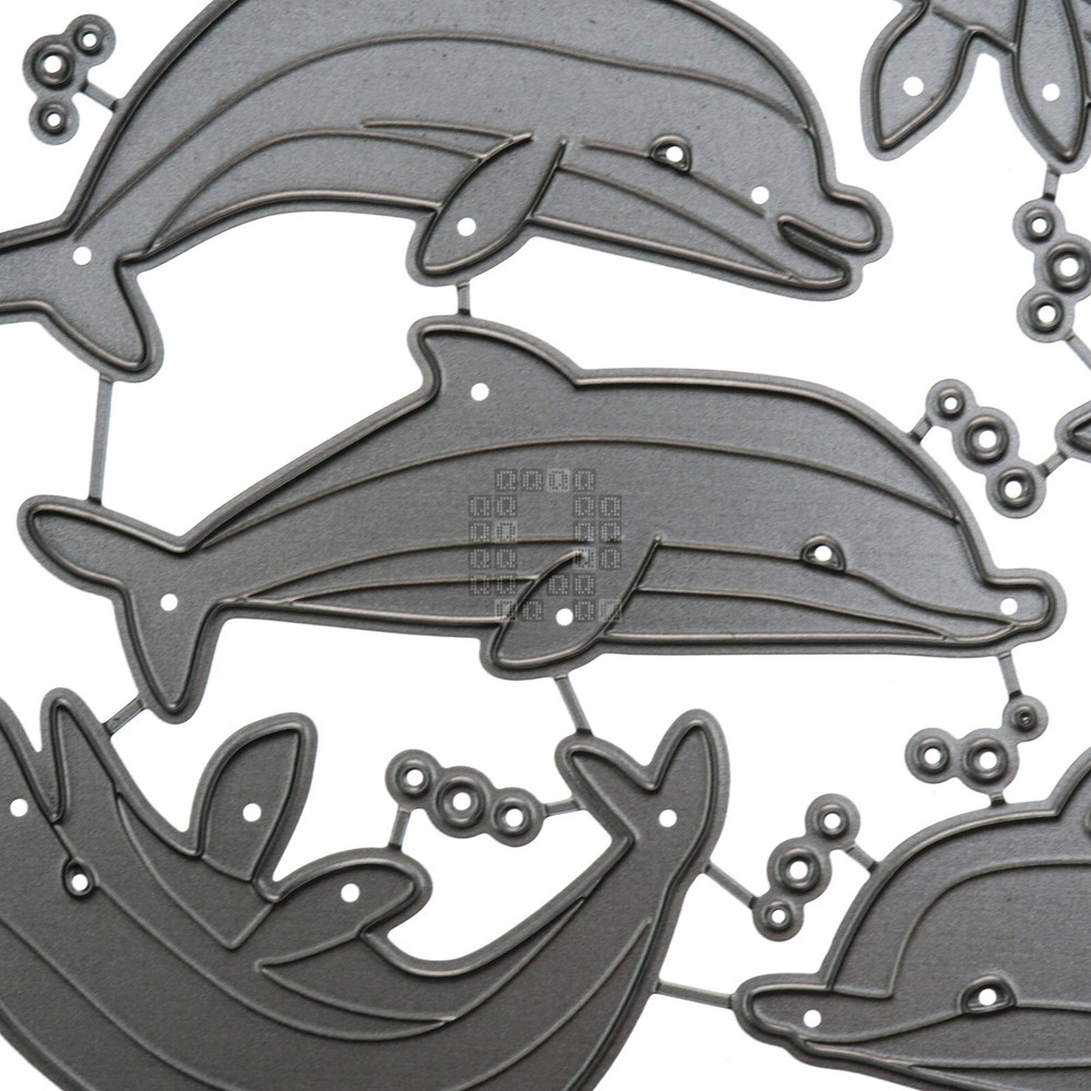 5-Piece Dolphins Metal Cutting Dies Set
