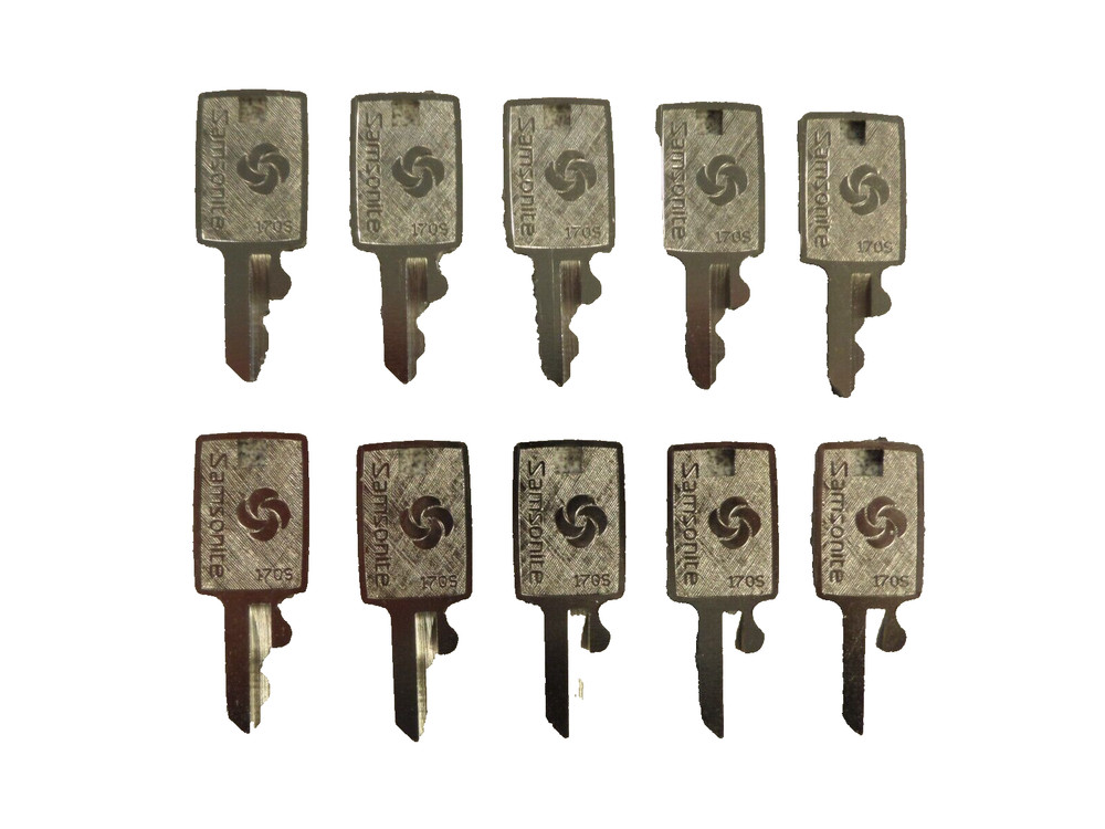 ILCO 170S SAMSONITE LUGGAGE KEYS 10 PACK