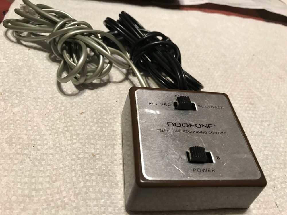 DUOFONE 12A94 Telephone Recording Control 43-236B