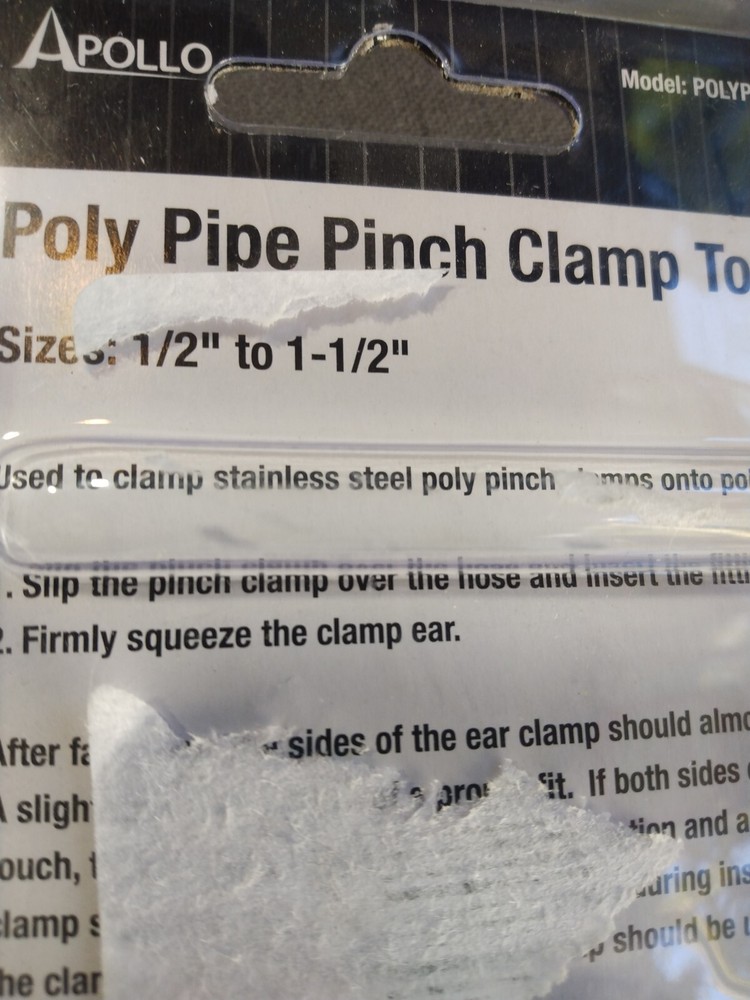 Apollo Stainless Steel Crimp Clamp Tool