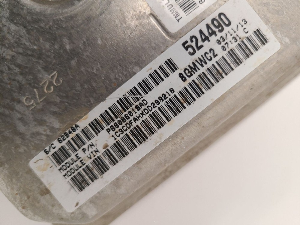 2013 DODGE DART Engine ECM Electronic Control Module 1.4L Turbo 5150663AD