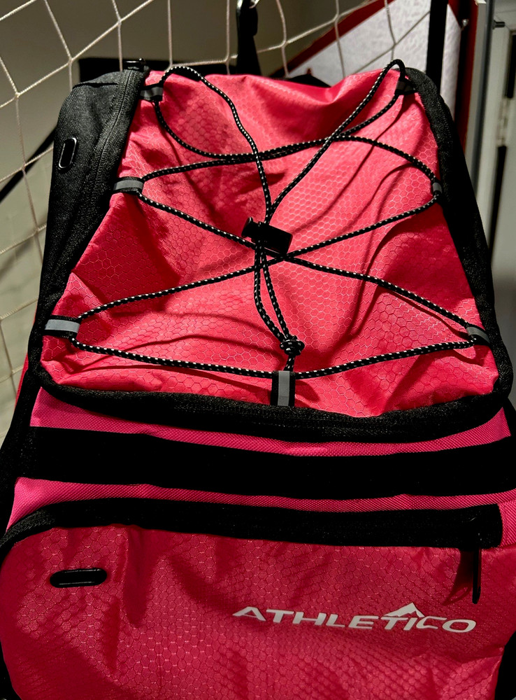 ATHLETICO Pink Softball Hanging Backpack Equipment Bat Storage 20" NICE