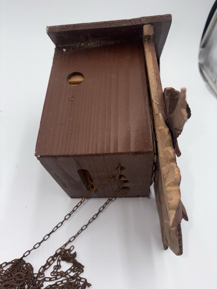 Vintage Regula Cuckoo Clock Germany W/ Bird & Rabbit Needs Work Untested