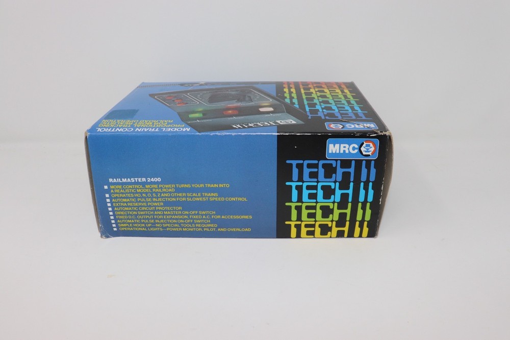 MRC Tech II Railmaster 2400 Train Controller Power Pack W/ Box and Instructions