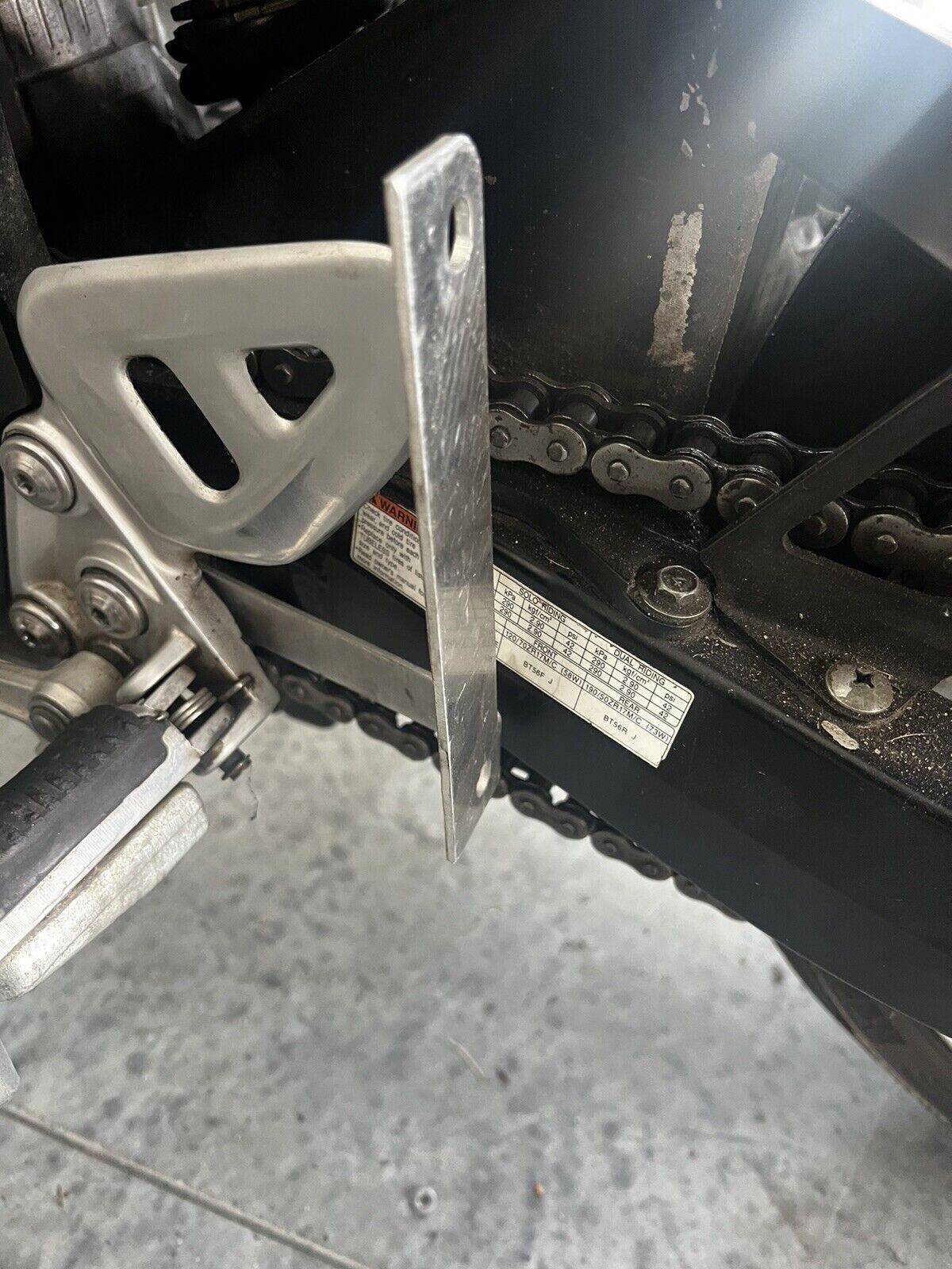 Side Flat License Plate Relocation Holder Bracket for Suzuki Hayabusa 1999-now