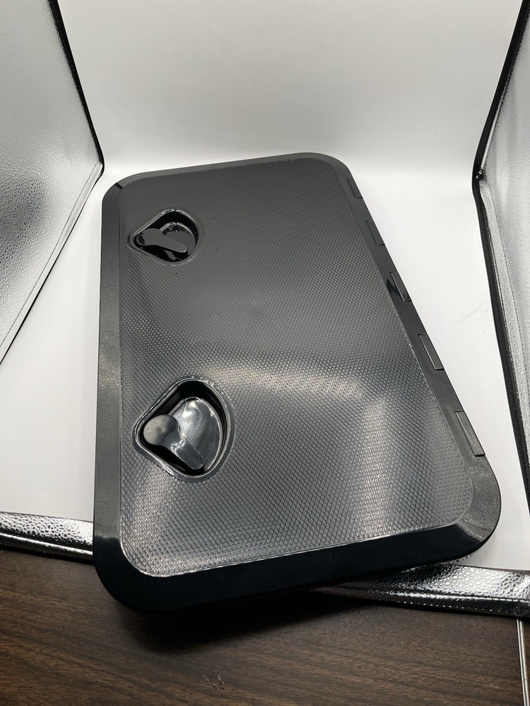 ABS Boat Deck Access Hatch with Lid, 24" X 14", Black