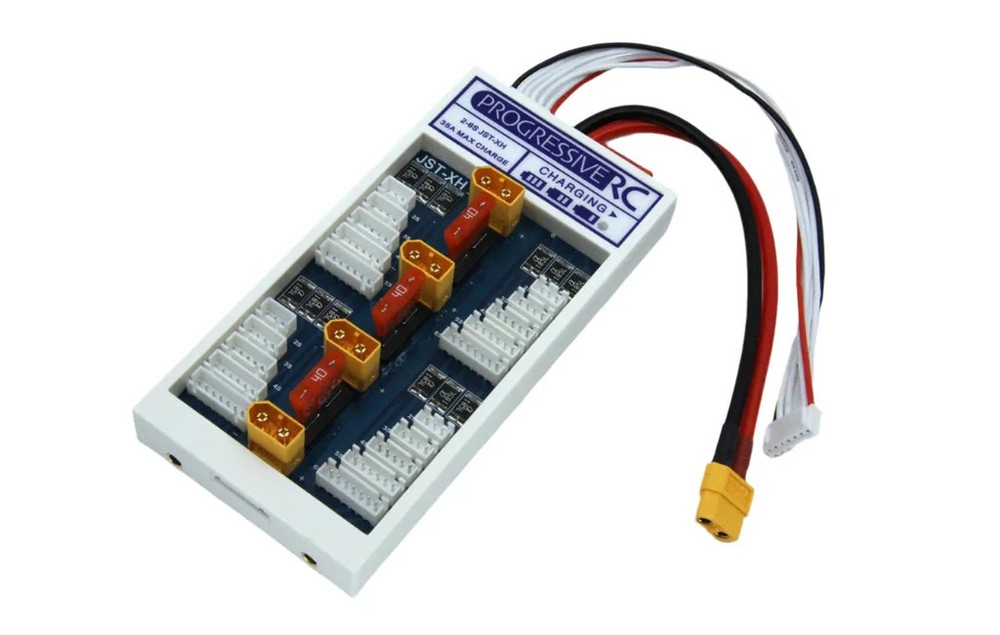 Progressive RC Safe Parallel Board for JST-XH & XT60 PRCASPBJX