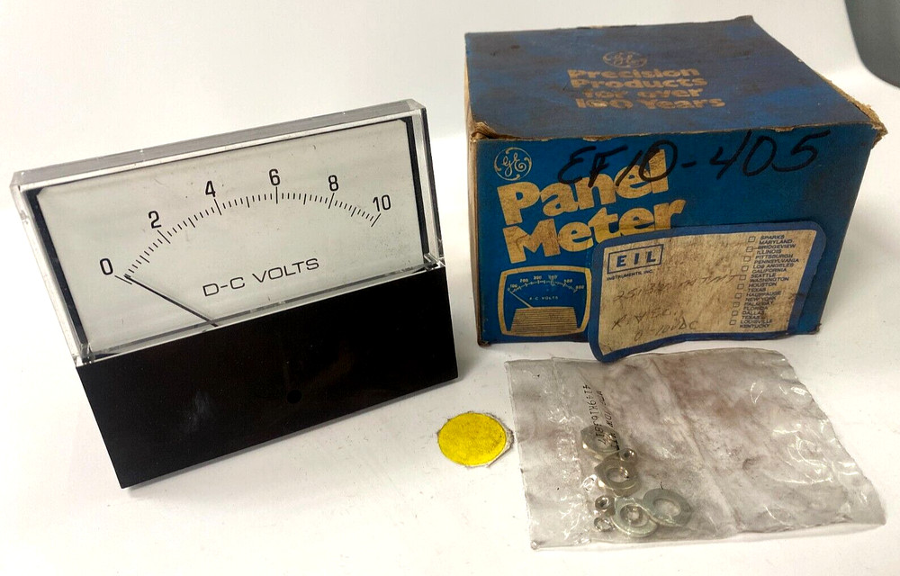 GENERAL ELECTRIC PANEL METER 50-251309FAZZ1