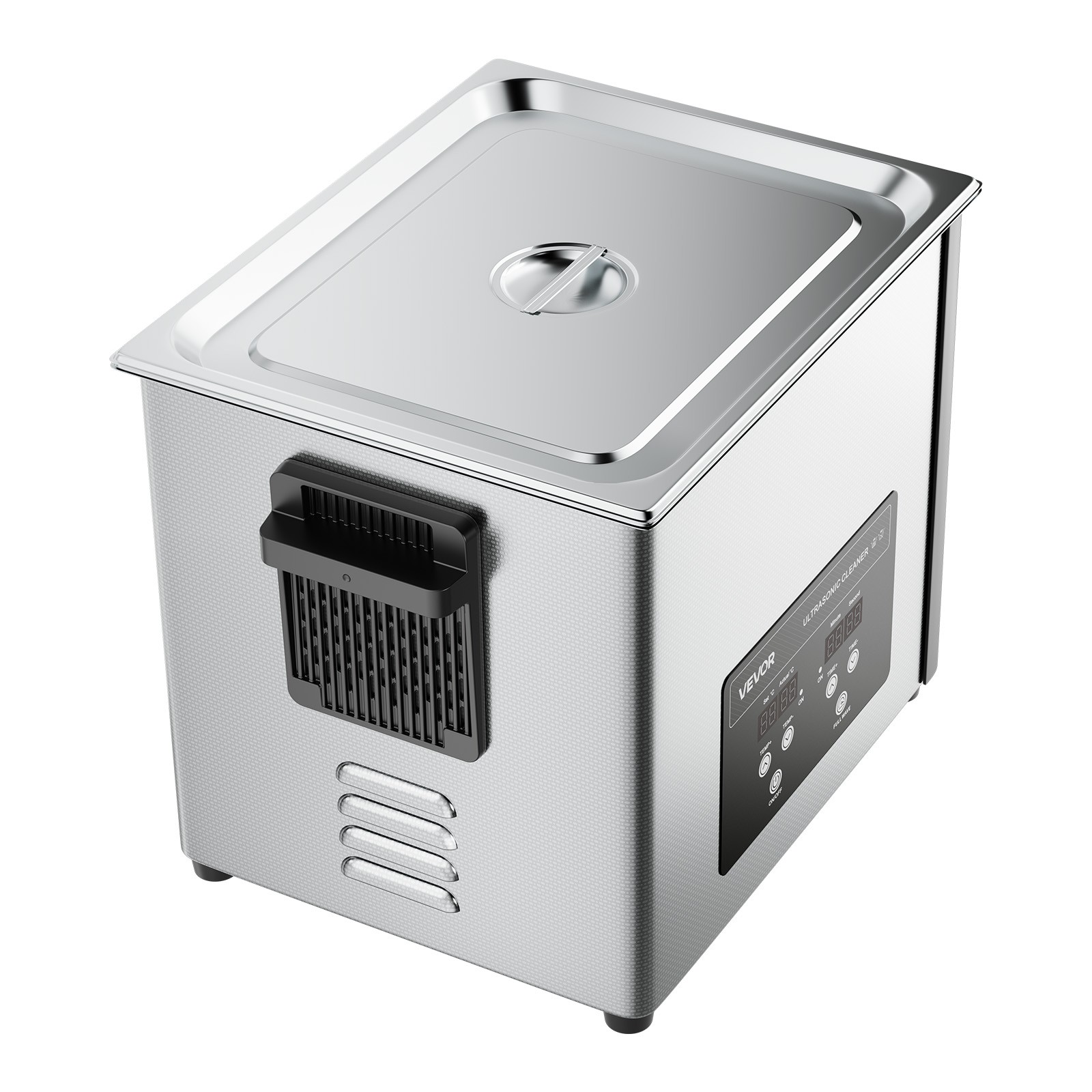 VEVOR 10L Ultrasonic Cleaner Machine with Cleaning Basket & Digital Display 180W