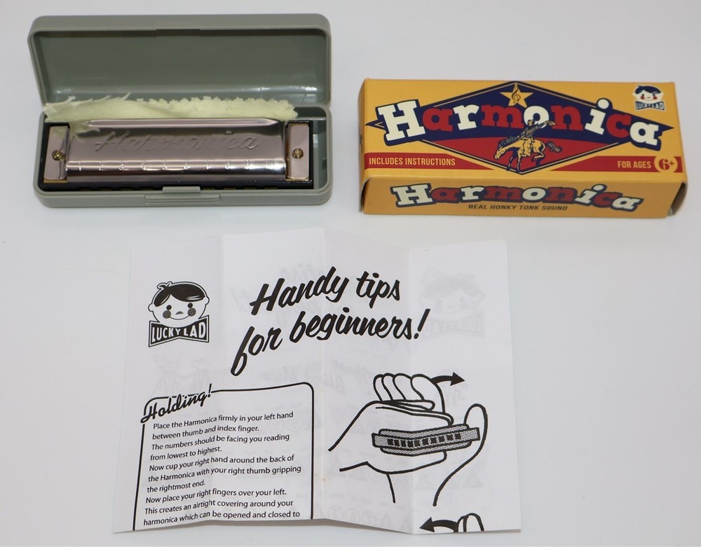 Lucky Lad Harmonica with box - NEW -