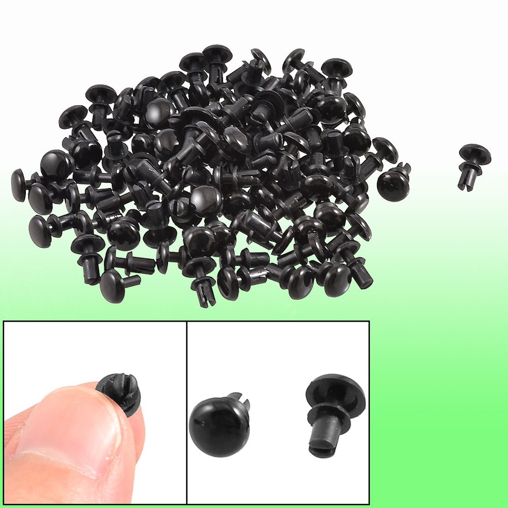 100x Disassemble Nylon Push Rivets Fasteners for 2.0-3.0mm Thick Panel