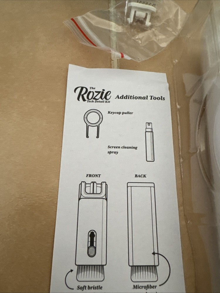 "The Rozie" Tech Detail Kit Cleaning Multi-Tool Computer Phone Device Clean Kit