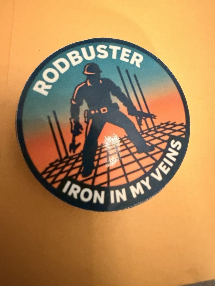 Rodbuster Hardhat Sticker