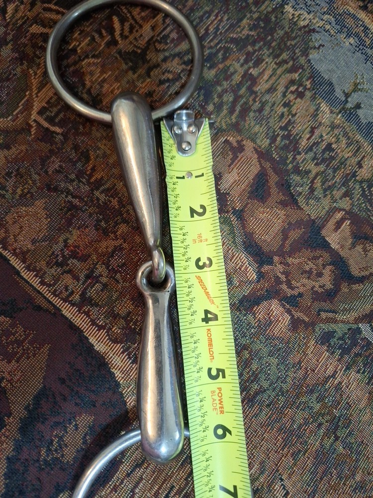 Hollow Mouth Loose Ring Snaffle Bit Fat 5 1/2"