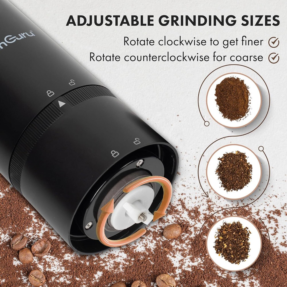 Premium Multi-purpose Rechargeable Coffee Bean Grinder Adjustable And Portable