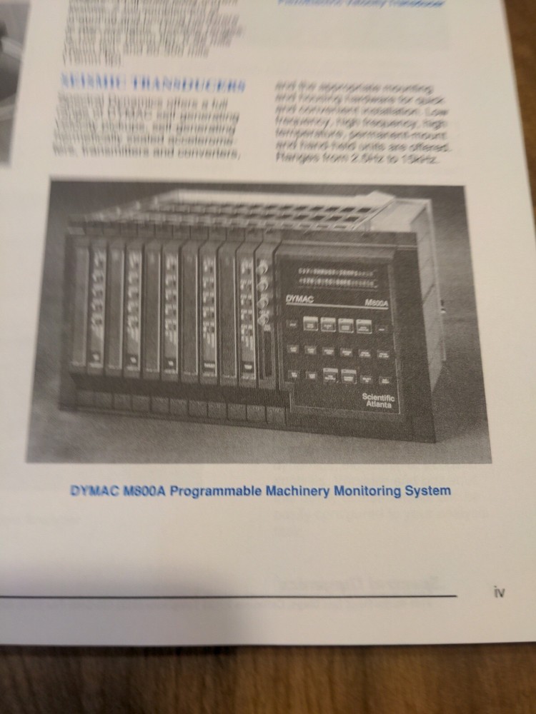 Vibration Handbook 1990 Spectral Dynamics Monitors Transducers Instruments More.