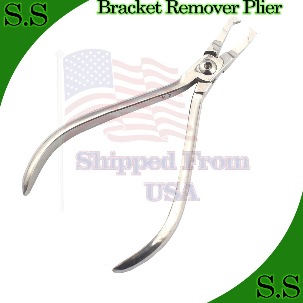 2 PCS Angulated Bracket Remover Plier Orthodontic Instruments