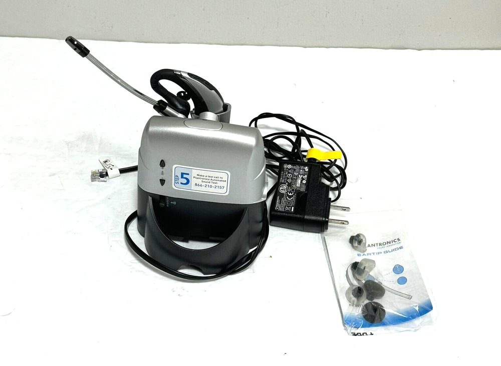 Plantronics CS70 NC Wireless Headset w/ Base Power cord
