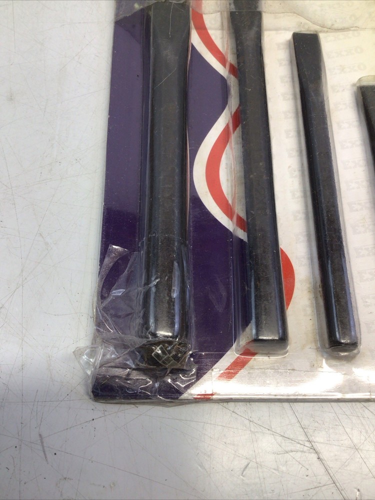 Exxo 4pc Chisel Set 5/16, 3/8, 1/2, 5/8