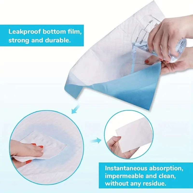 Dog training pee pads, thickened five-layer design, super absorbent, leak-proof
