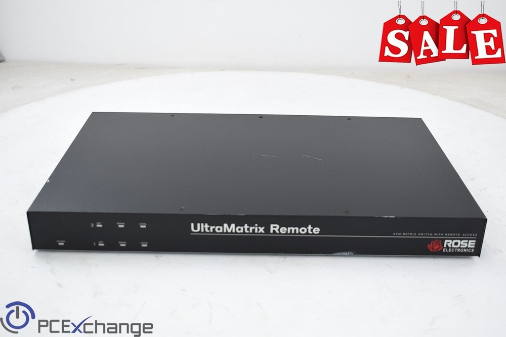 Rose Electronics KVM Matrix Switch Remote Access UltraMatrix Remote RP2-2R2X4U/2