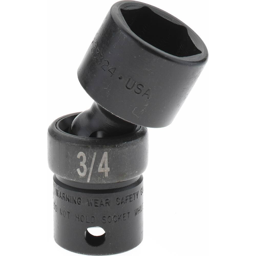 SK 3/8" Drive 3/4" Standard Universal Impact Socket 6-Points (Single Item)