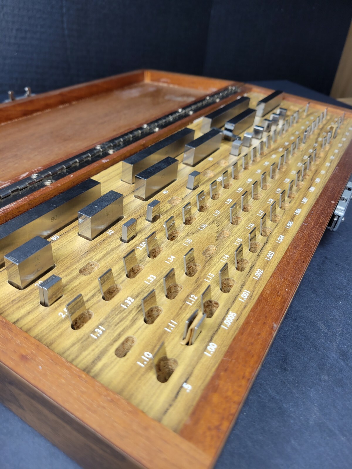 B&S (STARRETT CROBLOX) Metric Rectangular Gage Block Set Inspection Machinist