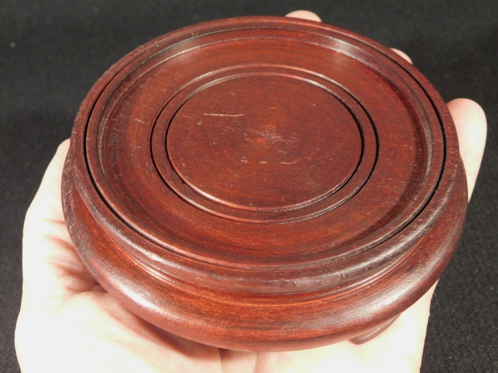 Display Stand Solid Wood Decorative Design Medium Size