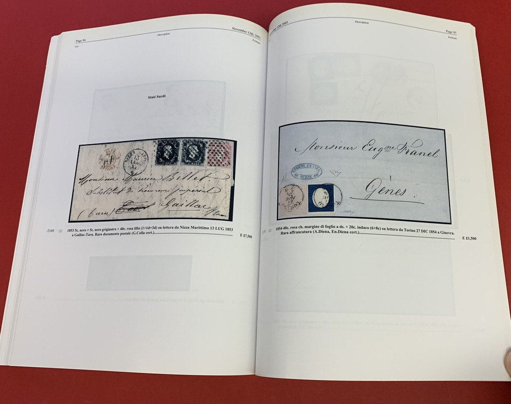 The Gaetano Vullo Collection of Italian States, Harmers, London, Nov. 12, 2003