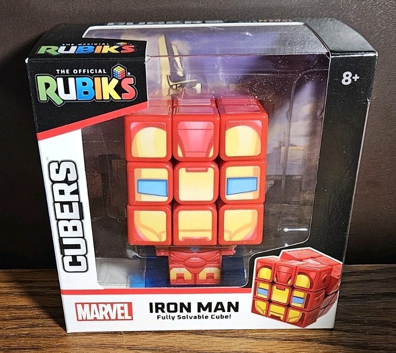 Rubik’s Cube Marvel Iron Man Cuber Solvable Puzzle Rubik's Cube With Stand