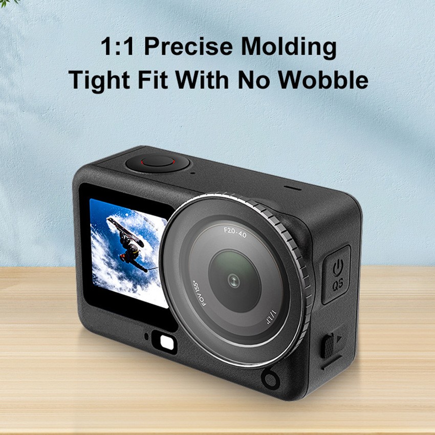 Aluminum Alloy Filter Mount Black Protective Filter Frame for DJI OSMO Action 6