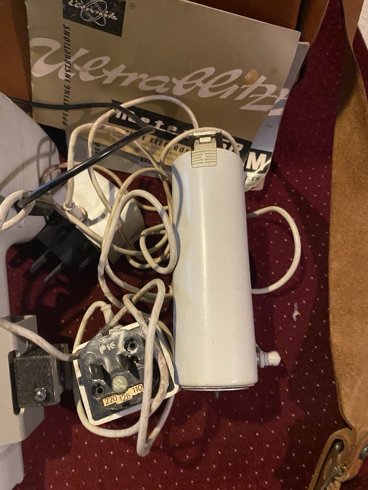 Ultrablitz Meter Electronic Flash Sp-gh Ve5 With Case. Untested