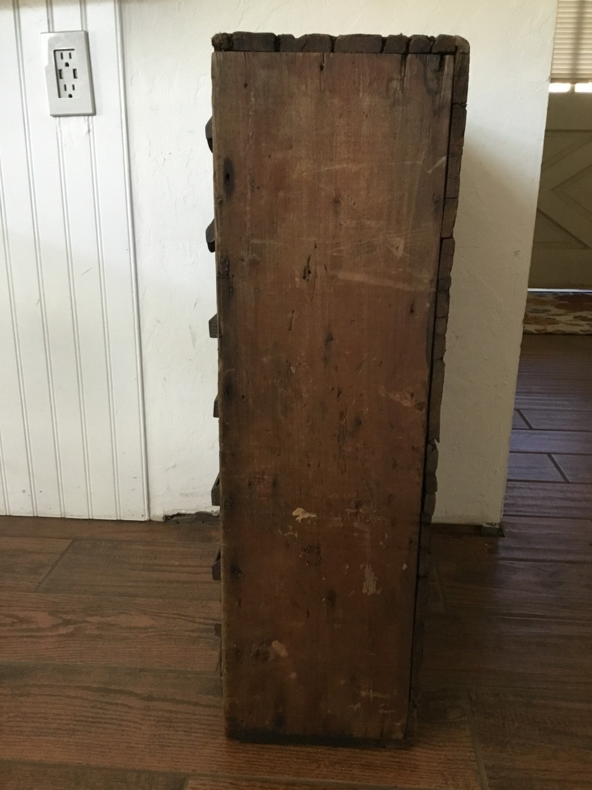 ANTIQUE APOTHECARY / HARDWARE STORE 14 DRAWER WOODEN CABINET "LOOK"