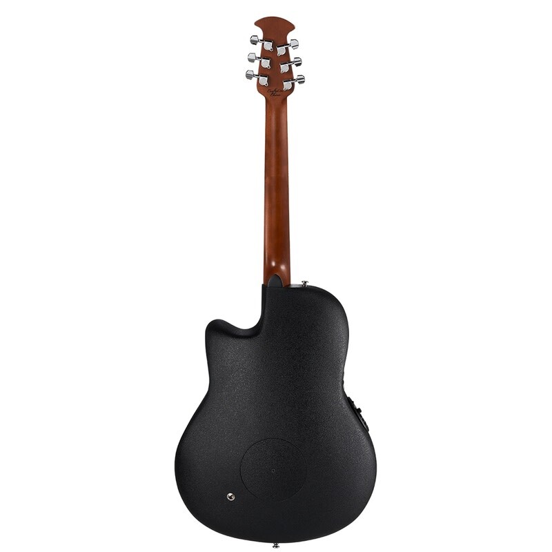 Ovation Celeb CE44LX Elite Plus Left-Hand A/E Guitar, Spruce Top, Ruby Red Burst