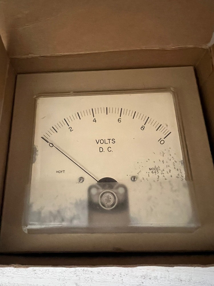 NOS - Weston Instruments Model 1941 DC MV Range 50 Microamps Panel Meter