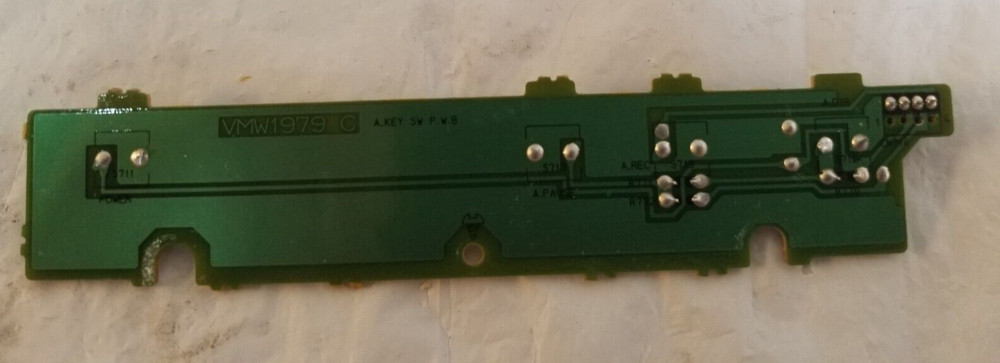 JVC TD-W315 Tape Deck POWER & DECK A REVERSE PCB BOARD