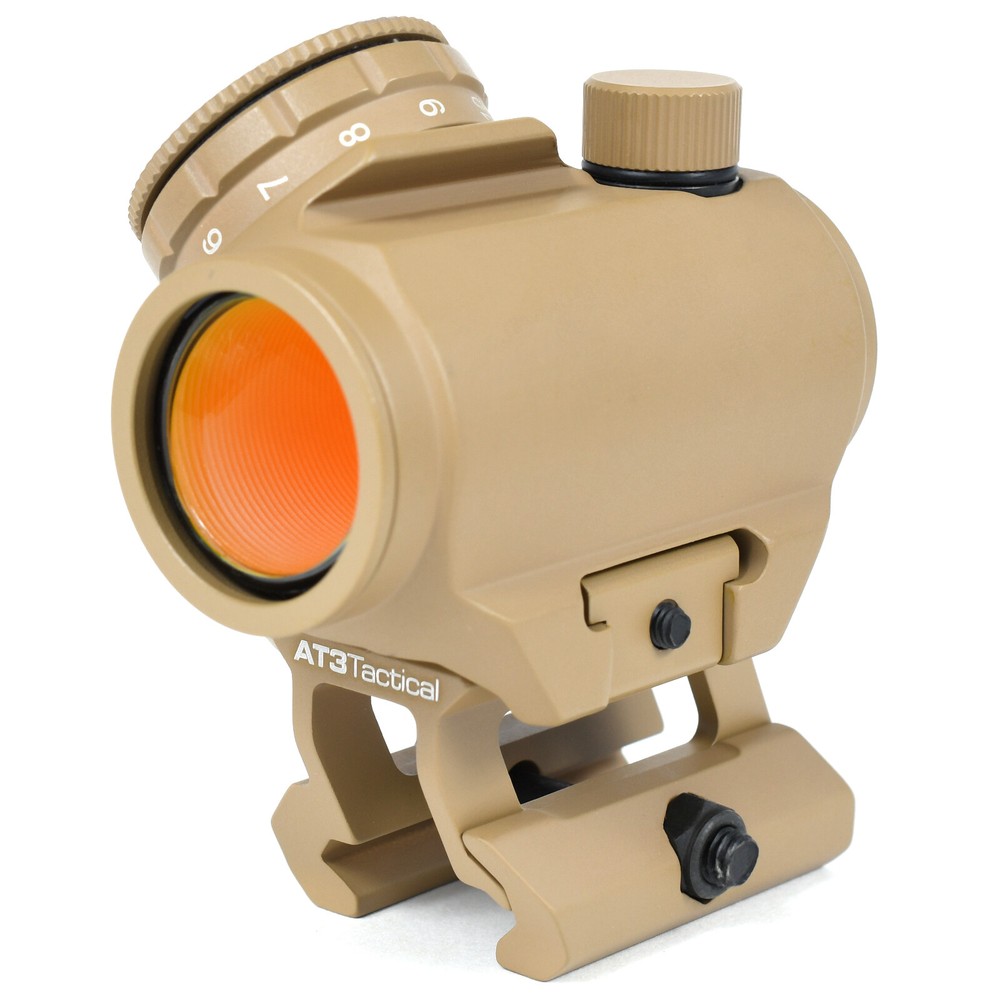 AT3 Tactical RD-50 PRO Red Dot Reflex Sight with Picatinny Riser Mount