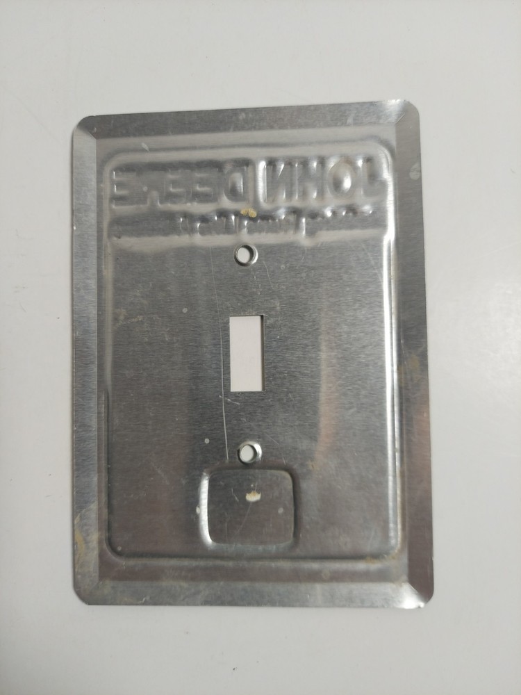 John Deere Light Switch Cover "Nothing runs Like a Deere"
