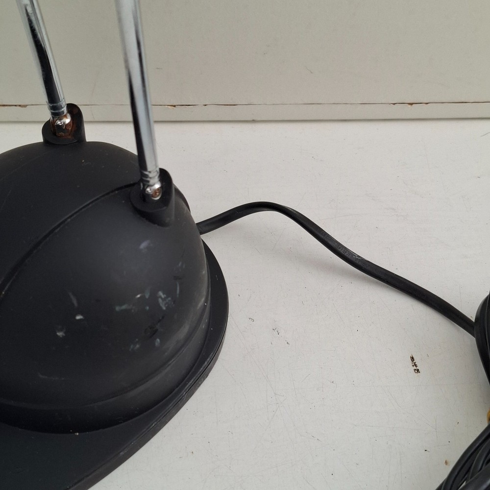 Ring Lighting Desk Lamp Halogen Telescopic - Black