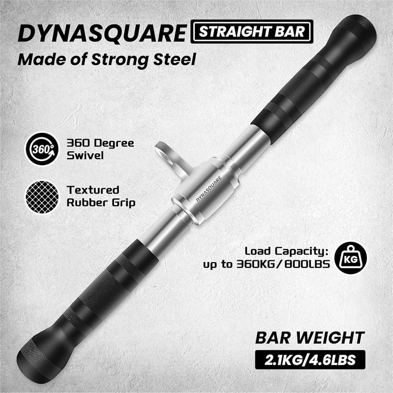 Tricep Press Down Cable Machine Attachment Steel Body Training Lat Pulldown