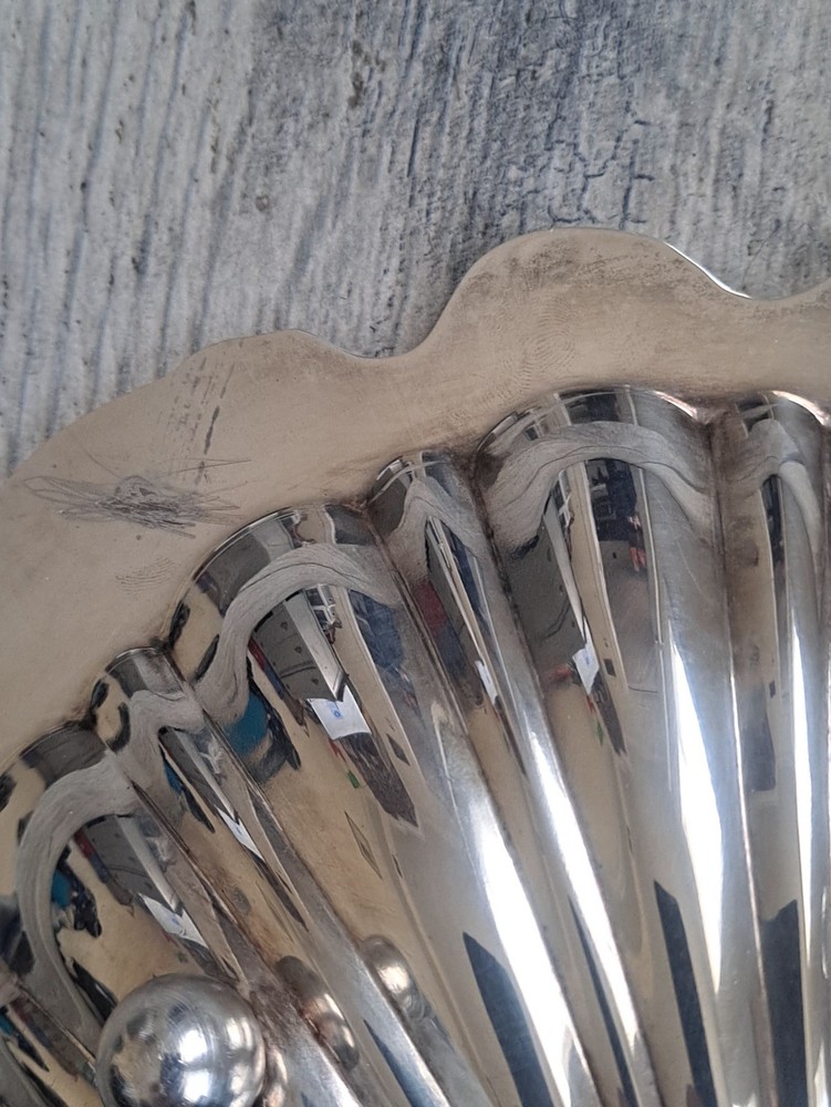 LATE 1800S SILVER PLATED FRUIT CANDY DISH